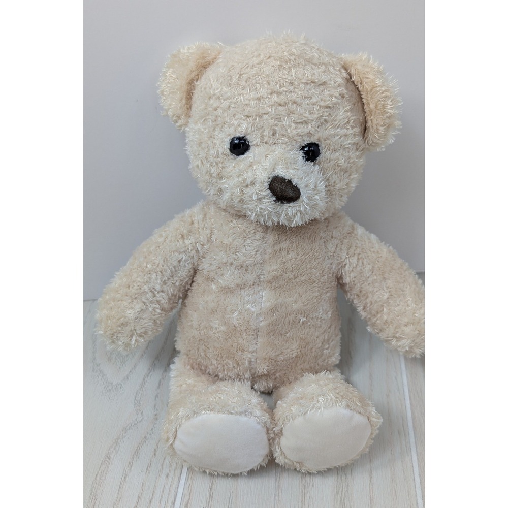 FAO Schwarz Teddy Bear Cream Plush FAO Button PA-18373